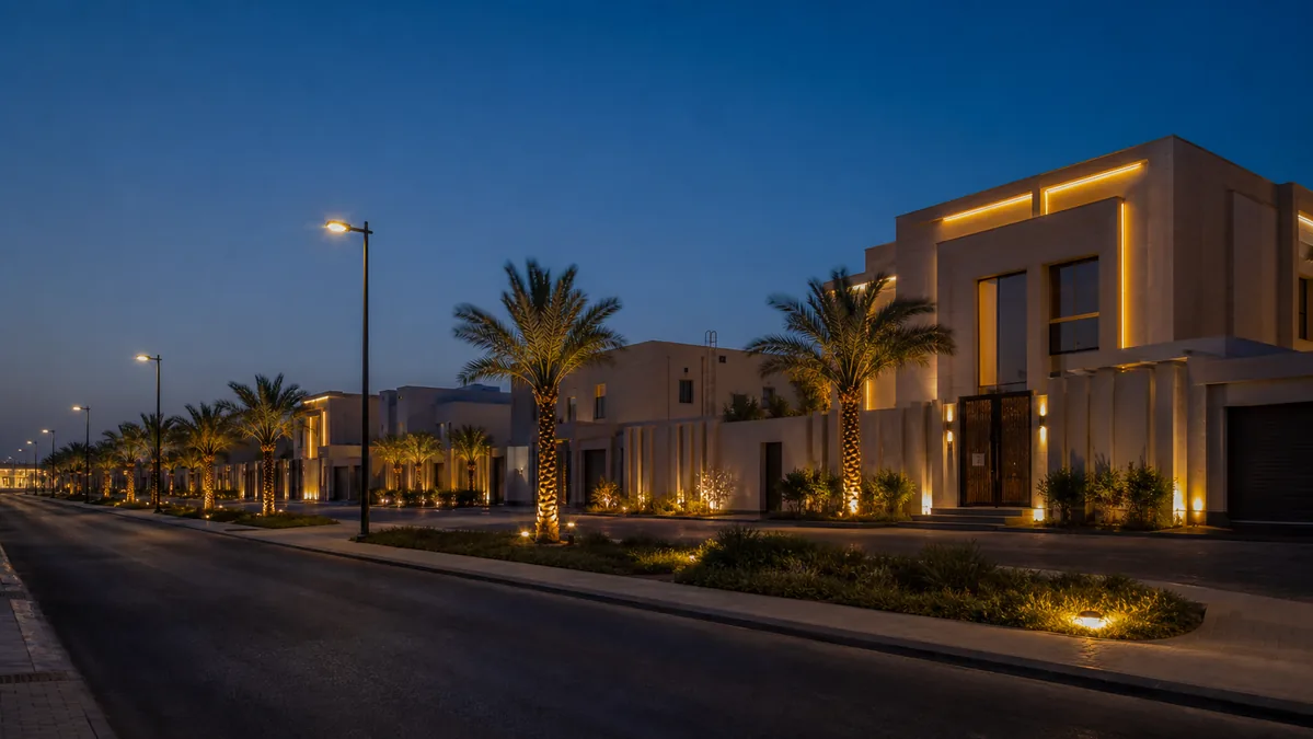 A residential scene inspired by the city of Sayhat