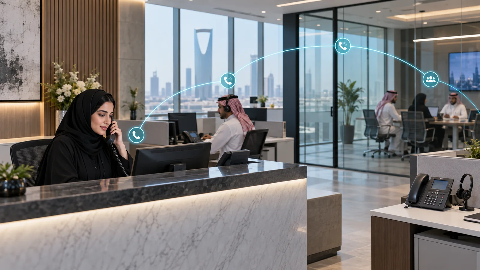 Unified business communications for customers and teams